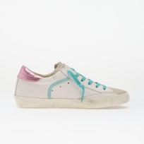 Philippe Model Prsx Low Woman Veau Metal/ Blanc Fucsia - Dydis 36 (PRLDVM05 Laisvalaikio batai)