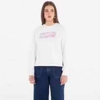 Karl Lagerfeld Jeans Reg Floral Logo Sweat White - Dydis S (B2W20038100 Džemperiai)