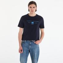 Tommy Hilfiger Brand Love Mono Stack Tee Navy - Dydis S (MW0MW42365 DW5 Marškinėliai)