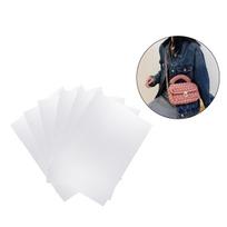 6 vnt. plastikinė tinklinė drobė siuvinėjimui kryželiu megzti krepšio dugnas baltas balta
