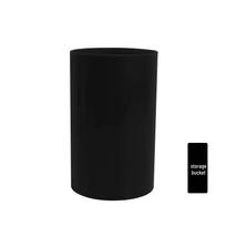 15-Piece Stainless Steel Silicone Handle Kitchen Utensil Set with Storage Bucket Tall Bucket pilka spalva