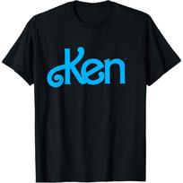Barbie Ken 1980's Logo T-Shirt, Men's Classic Fit Black Small S juoda