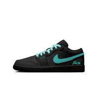 Jordan Air Jordan 1 Ghost Knight CNY žemi senoviniai krepšinio batai vyriški ciano juodi 553558-093(Team1201-) 40 black