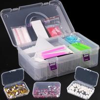 5d Diamond Painting Accessories Storage Box Container for Beads Mosaic Pen Tips Empty Tools Suitcase Containers Diamonds
