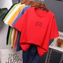 Kawaii vasariniai marškinėliai, moteriški dideli, minkšti marškinėliai, medvilniniai palaidi marškinėliai XXXXL balta