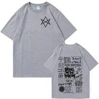 Atnešk man Horizon Marškinėliai Bmth Roko Muzikos Marškinėliai Bring Me Horizon Prekės o kaklas trumpomis rankovėmis marškinėliai unisex šeimos drabužiai XXXXXL