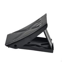 Steel Wheel Chock Foldable,Anti Slip Portable Stable Metal Block for Trailer Automotive oranžinė