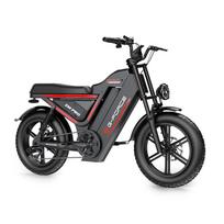 G-FORCE ZM PRO Elektrinis kalnų dviratis su 52V 40AH baterija, dviguba pakaba juoda
