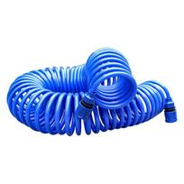 10m/15m Portable High-Pressure Water Gun Spring Tube Car Washing Magic Hose For Flower Lawn Watering 1 tamsiai mėlyna spalva