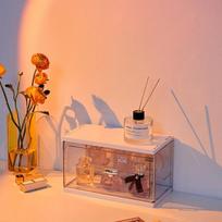 Perfume Storage Box Dustproof Acrylic Display Cabinet Light Luxury Simple Dressing Table Cosmetic Desktop Organizer