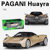 1/24 mastelio WELLY Pagani Huayra lydinio automobilio modelis Metaliniai žaisliniai transporto priemonės modeliai Aukštos simuliacijos kolekcija Vaikų dovanos 1/24-19.4x8.5x5.2cm auksas