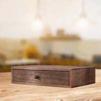 Stalo organizatorius kosmetikai su stalčiumi, nešiojamas biuro reikmenims plaukams 1 drawer beige