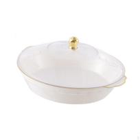 Vaisių dubuo su dangčiu Dekoratyvus indas Daugiafunkcinis desertų padėklas Maisto patiekimas white 39.2x35x16.3cm gray