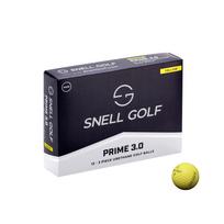 Snell Golf PRIME Tikras Japonijos Produktas Patvirtintas Kamuolys 2024 Naujas Modelis Išskirtinis Daiktas Parduodamas Tik Internetu 3.0 (1 tuzinas) - USGA/R&A (Geltona)
