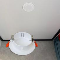 Dekoratyvinis lubų dangtelis su sagtimi, sienos angos apvadas LED šviestuvui, miegamajam Fit 106 to124mm
