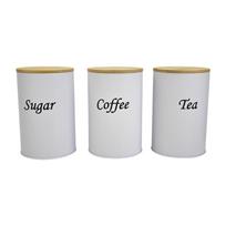 Kitchen Storage Canisters Set Pantry Jars Practical Fashion Coffee Tea Sugar balta