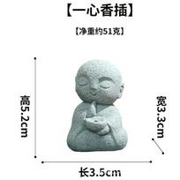 Budos Statulėlės Mielas Mažas Jizo Budos Skulptūra Zen Figūrėlės Sodo Ornamentai Jizo Budos Japonijos Budos Miniatiūrinė Statulėlė gray