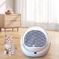 Cat Litter Box Curtain Door Flap Dustproof Easy to Install Replacement Wave pattern