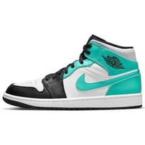 Air Jordan 1 Mid Tropical Twist Vyriški sportbačiai Žali Balti Juodi 554724-132 40