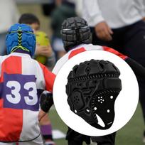 Regbio šalmas Suaugusiems Reguliuojamas Scrum Kepuraitė Apsauga Nuo Susidūrimo Galvos Apdangalas Sportui Flagmanų Futbolo Metikui rožinė