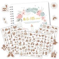 Pasidaryk pats kūdikio atminimo knygos rinkinys Ranka rašomas kūdikio augimo žurnalas ir atminties daiktas pirmiems metams Nuotraukų albumas Scrapbooking reikmenys
