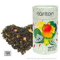 Ceilono žalioji arbata su Soursop (Graviola, Guanabana), rožių pumpurais ir žiedlapiais, Tarlton, 100g