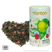 Žalioji arbata su braškėmis, agurkais ir alijošiumi, Tarlton, 100g