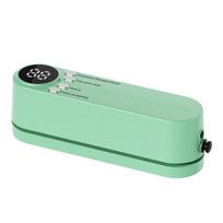 Mini Vacuum Sealer for Food Cordless Rechargeable Sealer Digital Display Food Preservation Vacuum žalia