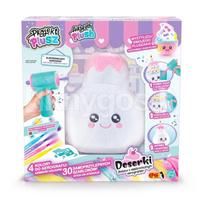 Project Plush Desserts kūrybinis rinkinys „Gimtadienio tortas“ su elektriniu oro purškikliu