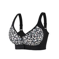 Oversized Women's Adjustable Strap Printed Front Button Underwear 0XL abrikosas
