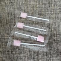 100 vnt vienkartiniai burnos priežiūros kempinės dantų valymo tamponai su lazdele 100pcs