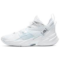 Air Jordan Why Not Zer0.3 PF Triple White Vyriški Sportbačiai Metališkai Sidabriniai Juodi CD3002-103 44.5