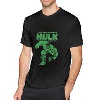 Short Sleeve Tops Incredible Hulk Graphic T-Shirt Crew Neck Cotton T-Shirt For Men Streetwear Hale Spring Summer S juoda