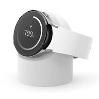 Suderinama su Samsung Galaxy Watch 7 įkrovimo stovu 40 44 46 mm Galaxy Watch 3 4 5Pro 6 Įkrovimo silikoninis stovas Įkrovimo pagrindas Galaxy Watch 7 6 balta