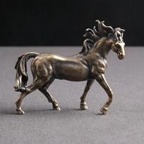Gryno žalvario arklių figūrėlės, stalinės dekoracijos, ornamentai, sėkmės arklys, sėkmės miniatiūros, gyvūnas, kūrybingas namų dekoras, amatai, dovanos
