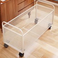 File Cart on Wheels for Organizing Mesh Storage School And Handbag 38x30x30cm