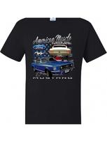 67 Mustang American Muscle 1967 M. Automobiliai Licencijuoti Oficialūs Vyriški Marškinėliai L juoda