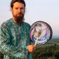 Shaman Hand Drum Bird Print Drum Instruments Spiritual Instrument Colorful Shaman Tools Meditation Drum For Music Meditation United States