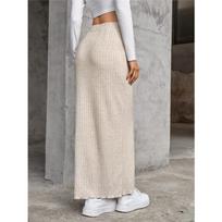 Rudens laisvalaikio mados High Fanny Pack Hip Knit sijonas XS juoda