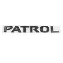 Automobilio 3D ABS Galinės Bagažinės Raidės Žodžiai Logotipas Ženkliukas Emblema Lipdukai Lipdukas Patrol Y60 Y61 Y62 Y63 Y64 Stiliaus Aksesuarai PATROL juoda