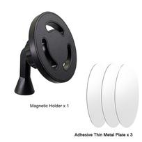 Magnetinis trikojo laikiklis tvirtinimo adapteris Magsafe iPhone trikojo tvirtinimo adapteris su 1/4” sriegio skylute Magnetinis telefono trikojo laikiklis juoda