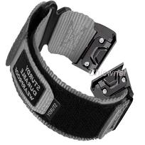 Sportinis Nailoninis Kilpinis dirželis Garmin laikrodžiui Tactix 7Pro Fenix 7X 6X 7 5 6 Pro 5X Plus 3 3HR Apyrankė Garmin juostai 26mm 22mm Dirželis For Gramin 22mm pilka