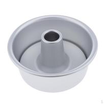 1 Set Aluminum Alloy Food Cake Pan, Removable Loose Bottom Non-Stick Chiffon Bakeware for Oven 4 inch
