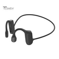 BL09 Bluetooth suderinamos ausinės IPX5 atsparios vandeniui, ilgas budėjimo laikas, stereo belaidės ausinės su kabinimu ant ausies, kaulinės kondukcijos ausinės sportui juoda