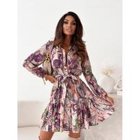 Women's Fall Shirt Dress S abrikosas