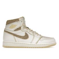 Air Jordan 1 Retro High OG Craft Vibrations of Naija Vyriški sportbačiai Balti Sail Blizgūs vanilės FD8631-100 45.5
