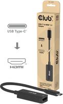 Adapter USB Club 3D CAC-2505 USB-C - HDMI Black  (CAC-2505) | CAC-2505 | 8719214473815