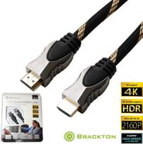 Kabel Icidu Brackton HDMI - HDMI v2.0a High Speed 4K 10m 4250923701379 HDE-FKR-1000.BG (4250923701379) | HDE-FKR-1000.BG | 4250923701379