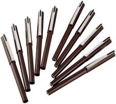 Pentel Plaman Fountain 10 pieces JM20-AD Pen, Black, juoda