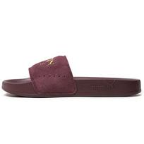 Puma Leadcat Suede Unisex Vynuogės Vyno Komandos Aukso Šlepetės 365758-13 EU 35.5